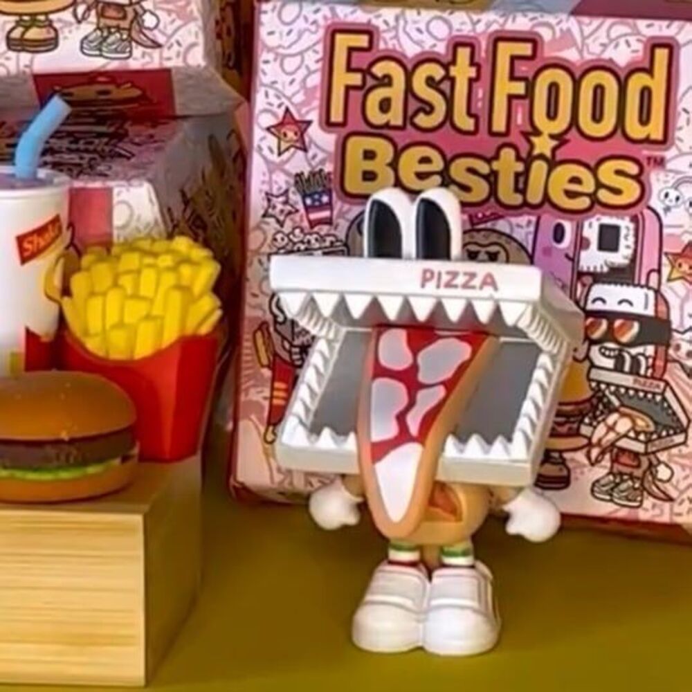 tokidoki Pizzasaurus from Fast Food Besties Series